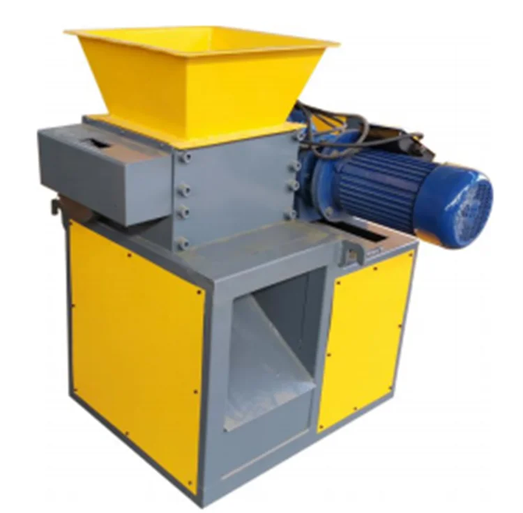 Small plastic shredder for plastic foil abs hdpe plastic shredder recycling machine