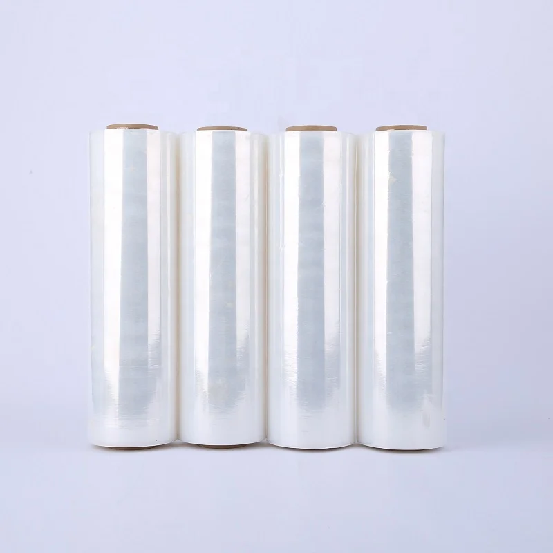 Cheaper Price 15 Micron 17 Micron 18 Inch 80 Gauge 17Mic Pallet Stretch Wrapping Film 20 Stretch