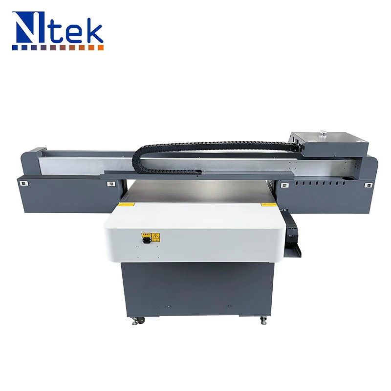 High Resolution Ntek small Digital 60x90 uv flatbed printer price for metal printing