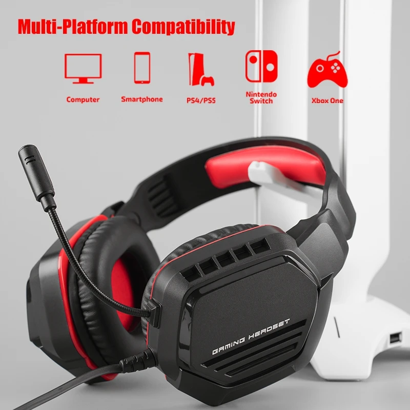 GX10 Microphone Headset Factory Eating Chicken Game Headset Computer Headphone