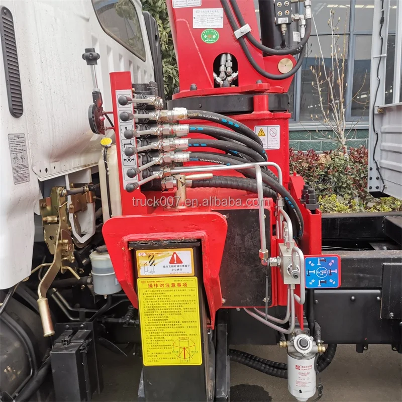 crane truck factory china famous CLW 5 tons Versatile Truck Crane with High Lifting Capacity and Precise Control for sale