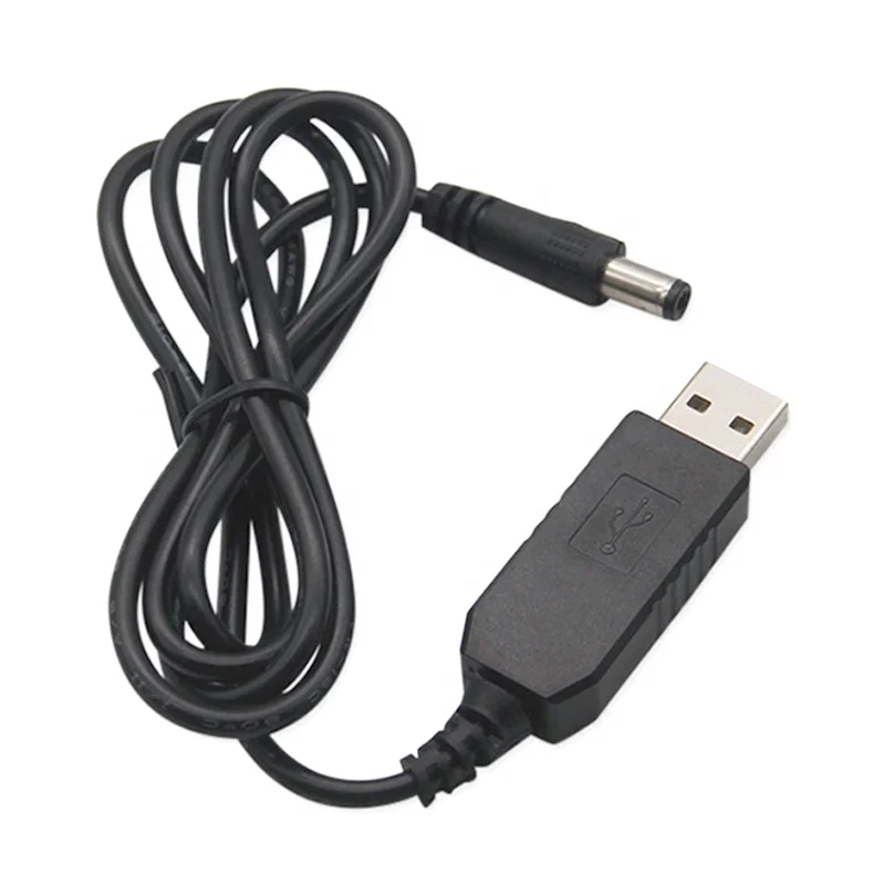  USB 5V-12V кабель питания 5.5X2.1 мм DC 5 В до 12