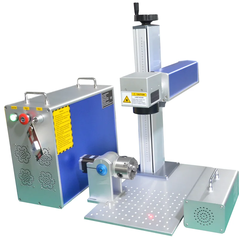 Desktop 20W 30W 50W Fiber Laser Marker Marking Machine Engraving Jewelry