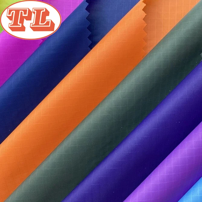 Водоотталкивающая Водонепроницаемая легкая нейлоновая ткань ripstop 40d с силиконовым покрытием для парашюта