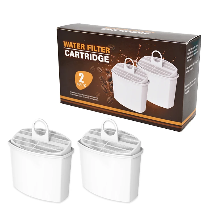 Activated carbon and ion exchange resin coffee water filter, replacement for KWF2 cartridge