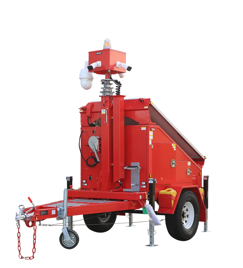 security camera cctv with solar trailer