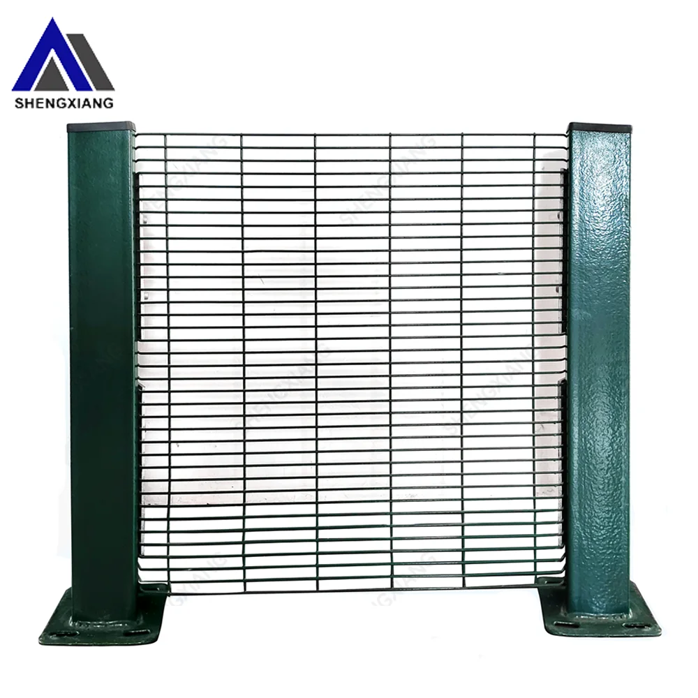 clear view 358 Anti Climb fence high security dense mesh Fence Panels security fence for airport railway prison