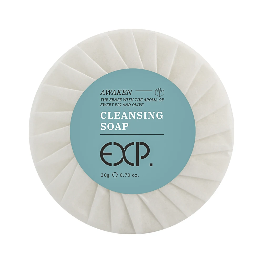 
OEM Custom Luxury China Supplies Bathroom Mini Cheap Personalized Toiletries Round Bath Bar Wrapper 30g Small Hotel Soap 