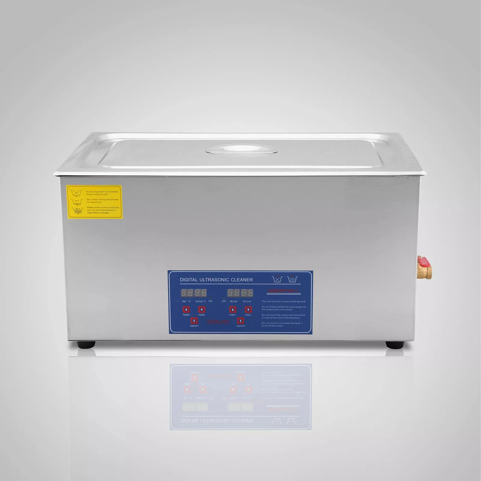 Digital ultrasound Car wash ultrasonic vibrator cleaner 22L,automated engine parts washing system