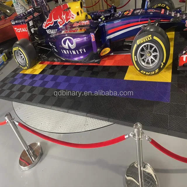 High quality dalle garage plastic interlock flooring tiles car wash grate floor tile plastic garage floor tiles