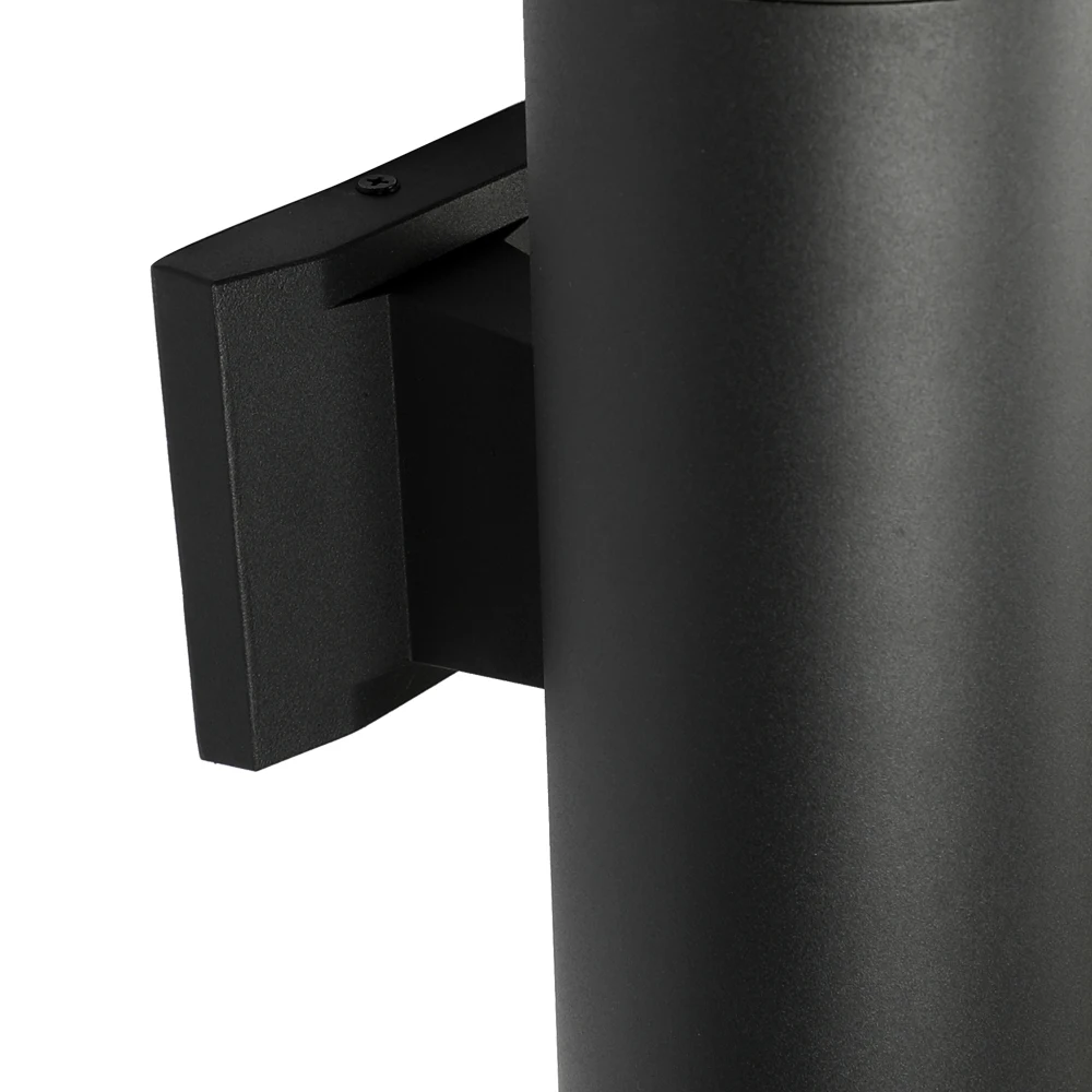 Outdoor Garden Balcony Wall Lamp Glass And Metal Lantern With Black Sconce Light LED  Wall Light Sign