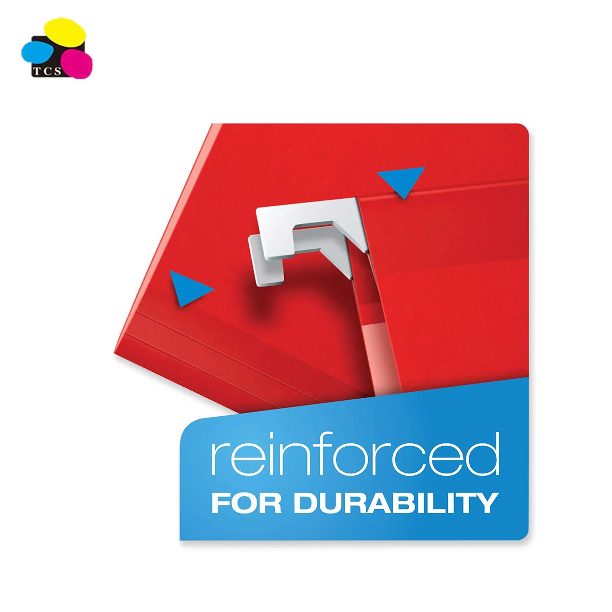 High Quality Eco-Friendly Customize Logo A4 Size Yellow Color Flexo Printing Paper Suspension Hanging File Folder