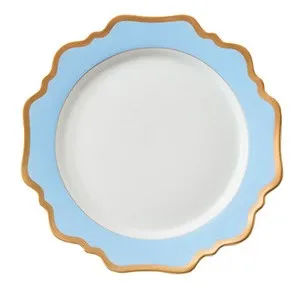 factory outlet Wholesale colorful wedding Plastic Charger plate for event and dinner