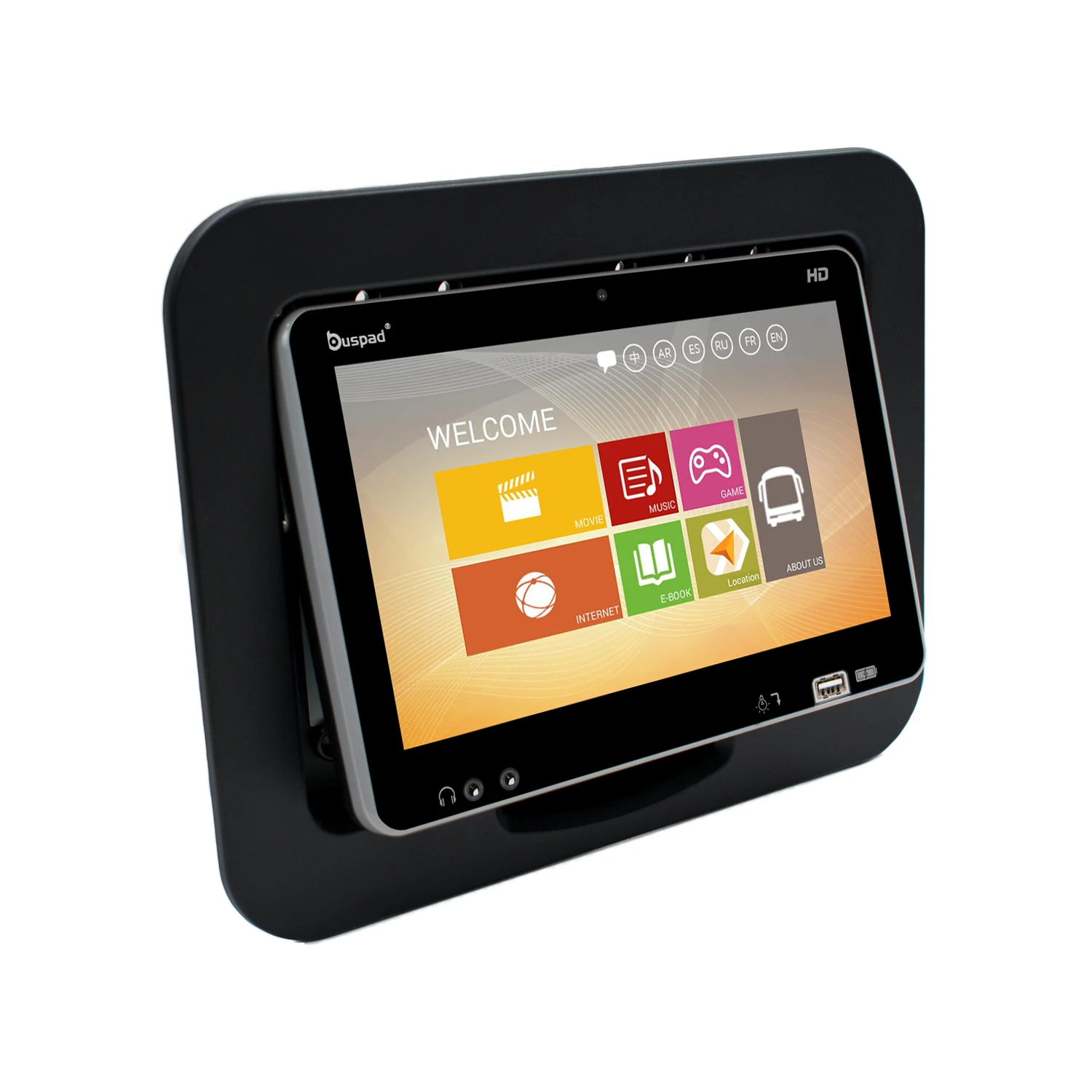 New model 10 inch android headrest Monitor for Bus VOD system Rear Seat infotainment Entertainment