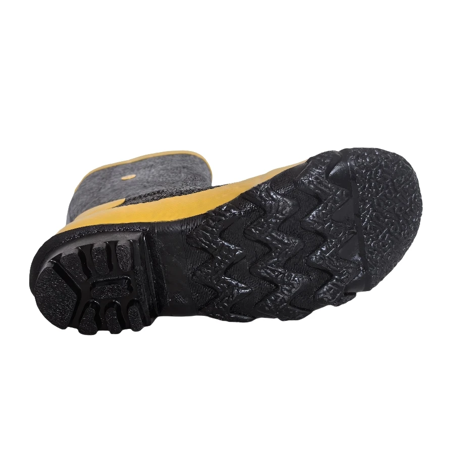 Rubber Boots for men Work Boots Puncture-Proof with Steel Toe Waterproof Durable Hunting Boots for Manufacturing Construction