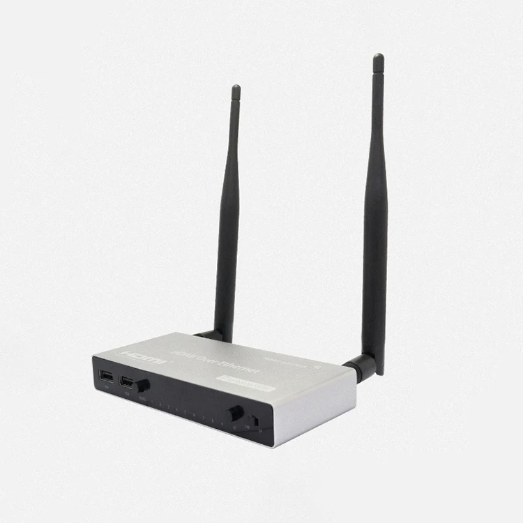 Cat6 Video Hd Wireless Transmission Wifi Kvm 1080P H.264 200M Matrix Kvm Fiber Optic Usb Hdmi Extender