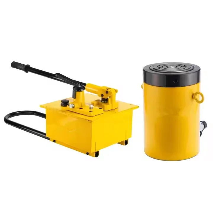Single Acting Hydraulic Cylinder Heavy Tonnage Hydraulic Jack with Relief Valve