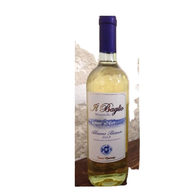 Высококачественное белое вино из Сицилии, Сделано в Италии, для экспорта 750cl.