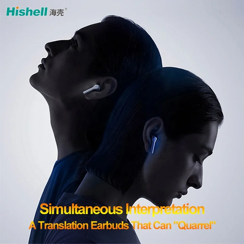 Real-time Speech to Text Voice 144 Languages Simultaneous Interpretation Translator Earbuds