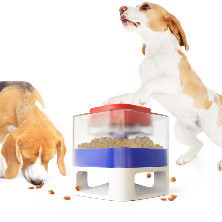 
Pet Supplies Wholesale Manufacturers Dog Bowl Educational Toys Dog Food Catapult Dispenser Square Feeder Dog Bowl Slow Food 