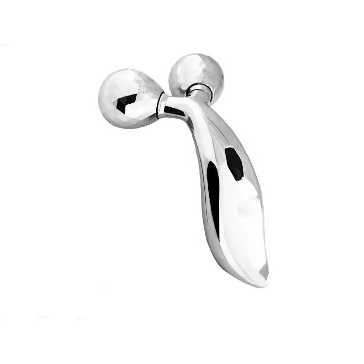 22 Portable Mini Handheld Silver Gold Face Lift Tool Anti Aging 3D Face Lift Roller Face Massager