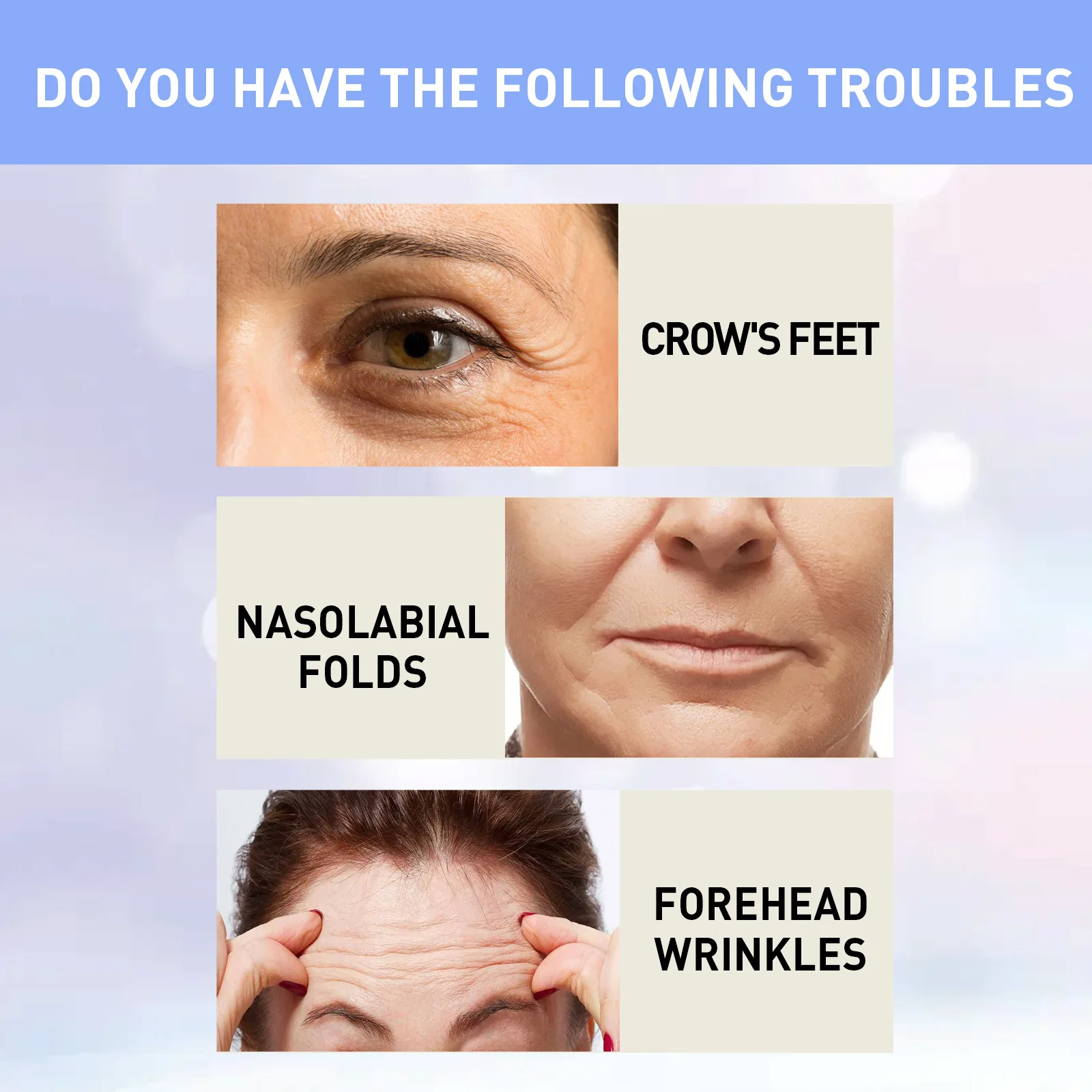 Jaysuing 30ml Wrinkle-Soluble Facial Moisturizer Firming Fading Wrinkle French Lines Filling Skin Rejuvenation OEM Supply