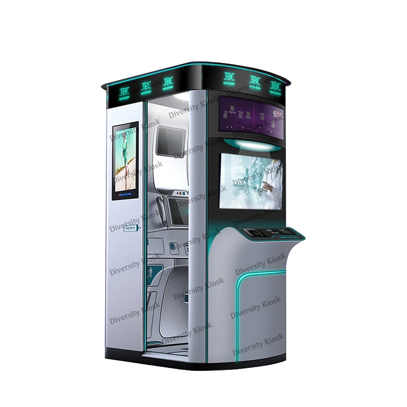 Unattendent Wall Mount Patient Care Self Service Payment  Hospital  Machine System Dispensing Number Tickets Automatically