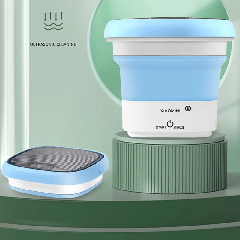 Новинка 2021, складная Бытовая мини-стиральная машина с сушилкой для нижнего белья