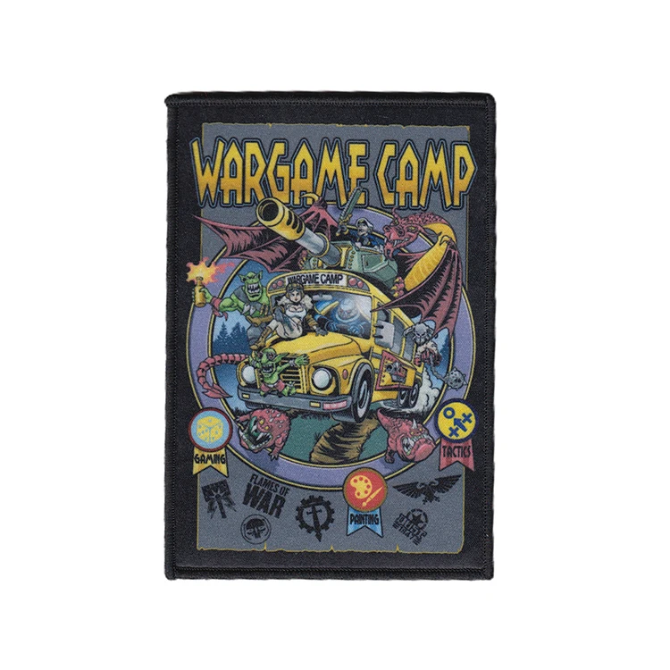 
wholesale manufacturer Logo customized embroidered iron on custom design clothing woven label patches for jeans 