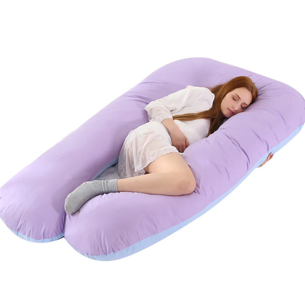 Sleeping Support Back Hips Legs Belly Pregnancy Pillows U Shaped Full Body Pillow