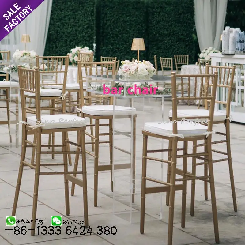 Factory Direct Sale Stacking Wedding Hotel Dining Chair High Back Metal X Iron Aluminium Crossback Chair