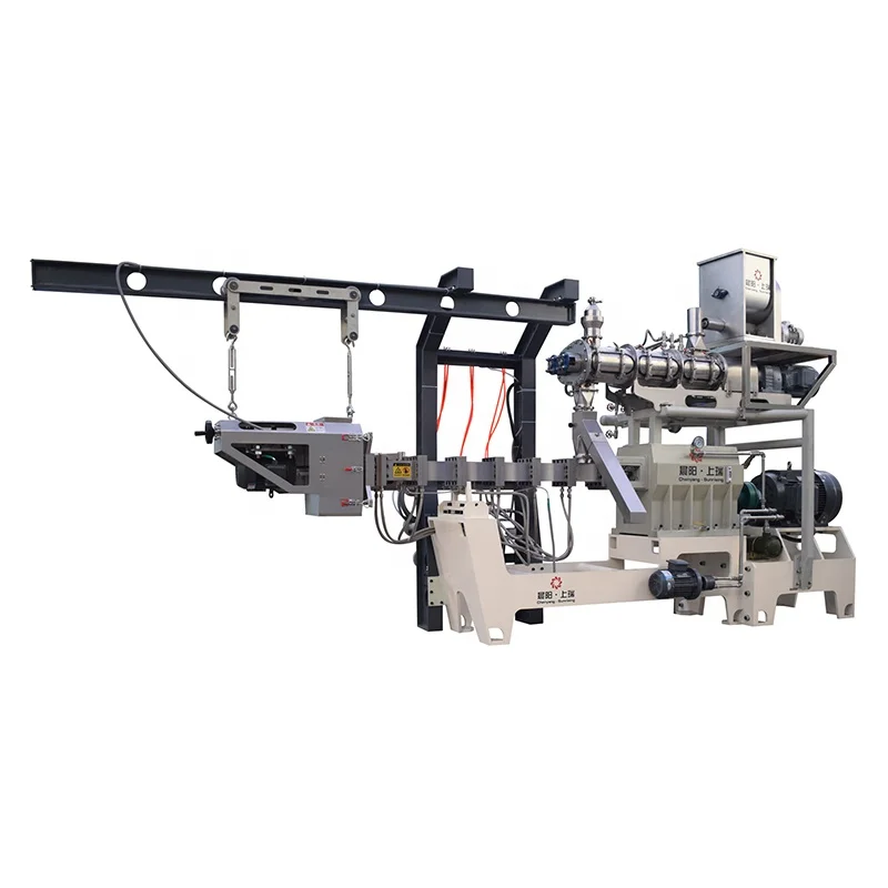 Популярные Двойной Винт Экструдер соя мясо машина