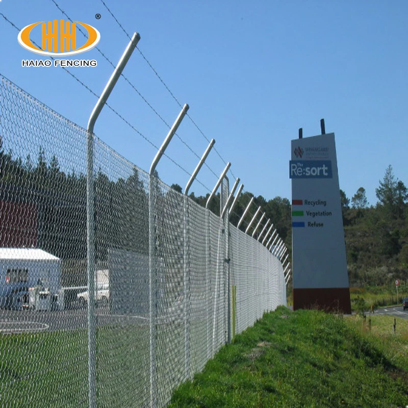 China Galvanized And PVC Coated Steel Wire Mesh 5mm Decorative Garden Border Chain Link Fence Panels For Outdoor