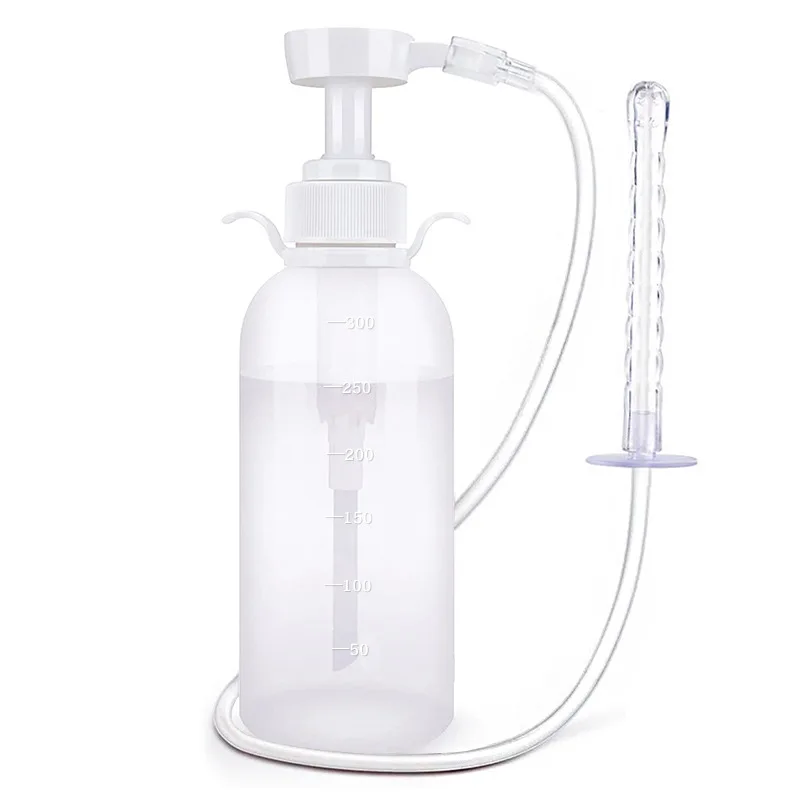Enema Anal Vaginal Anal Cleaning Washer Douche Bottle Pump Pressure Kit