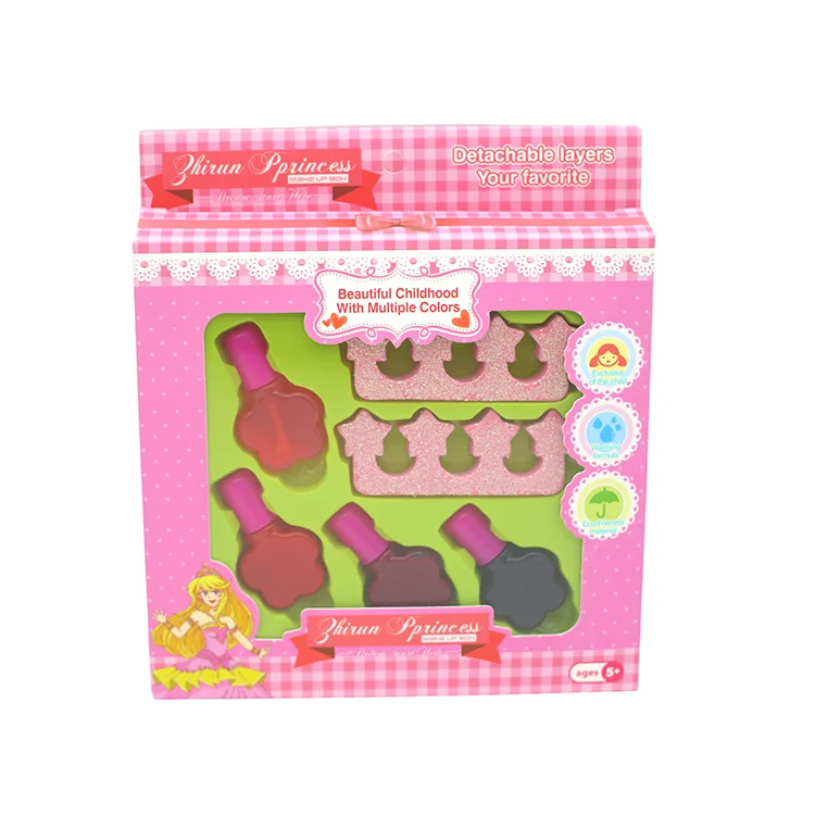 
Non Toxic Nail Polish Strip Kid Make Up High Quality Set Girl Toy 