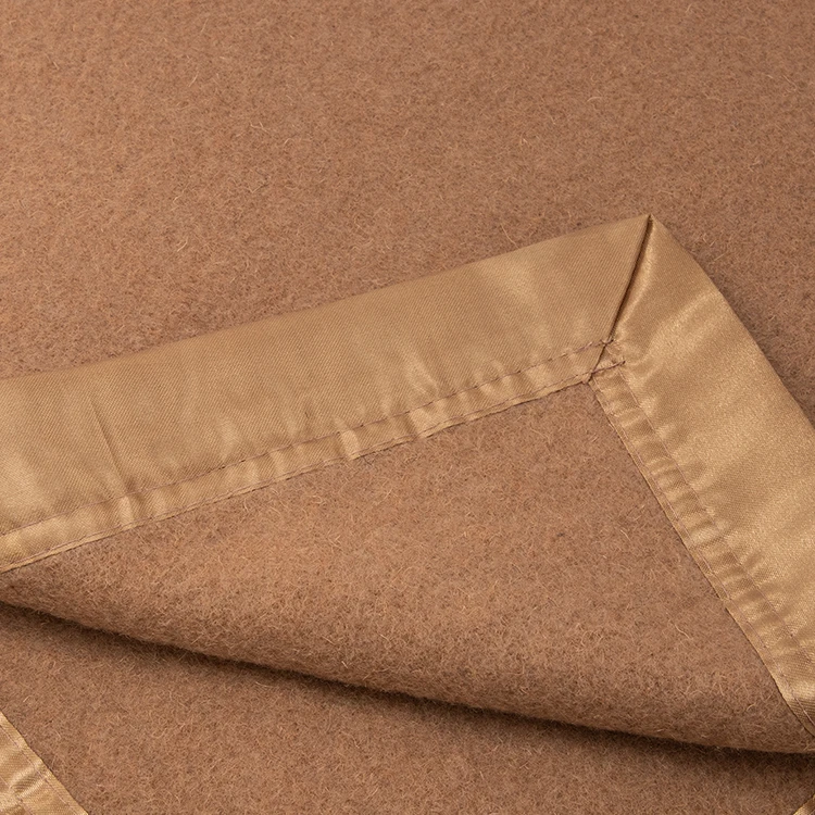 30%Alpaca and Sheep Wool Blanket Soft and Thick Earth Tones Classic Wool Blanket Wool for Winter