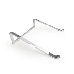 Aluminum alloy ergonomic flexible ultra thin computer notebook stand portable metal foldable desktop laptop stand for macbook