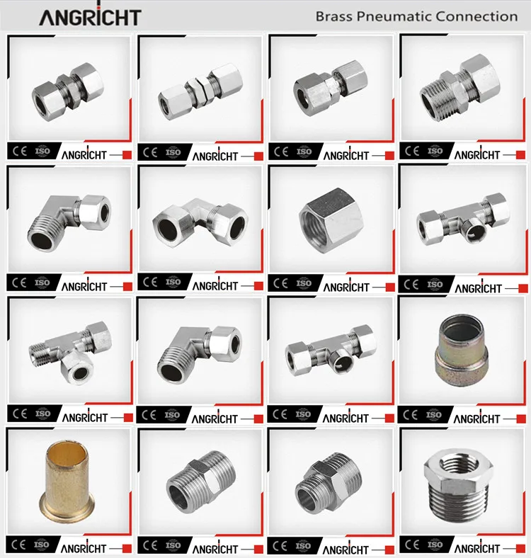 Transition fittings PSF female thread brass pneumatic connection
