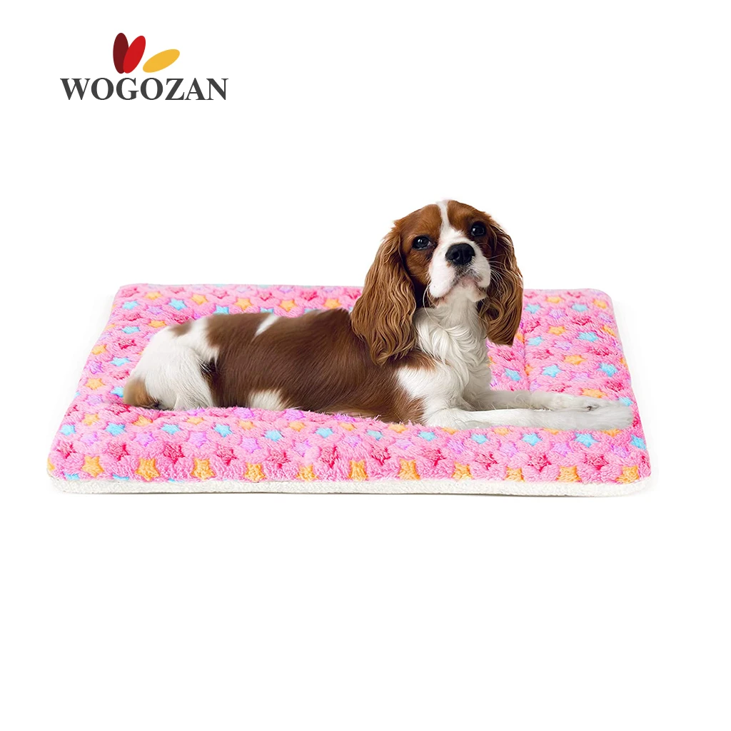 
Lint-free Double-Sided Pet Blanket Dog Cat Bed Warm Sleeping Mattress Dogs Cats Soft Coral Fleece Blanket 