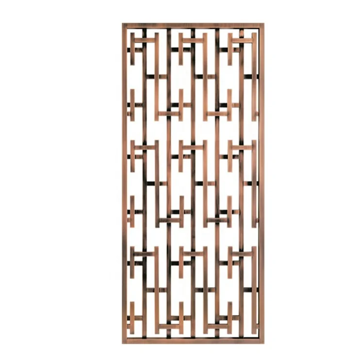 High quality stainless steel Chinese style office partition screen  Carved Metal Privacy Screens partition screen india