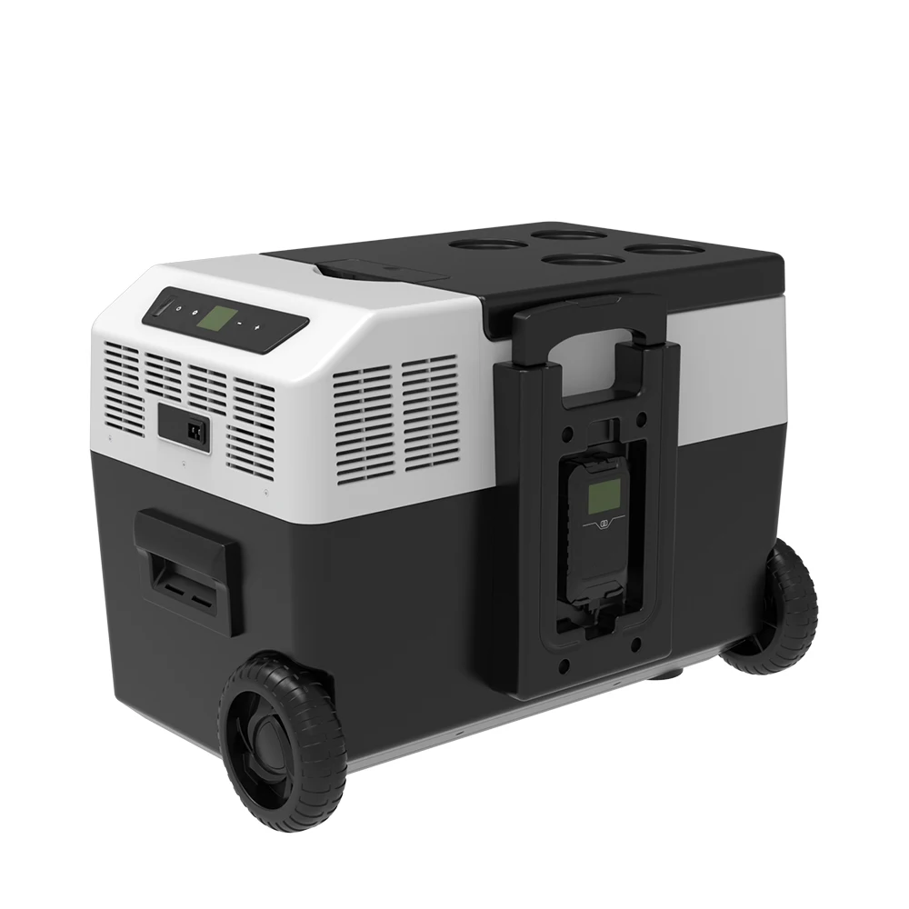 25L Portable cooler 12V DC Micro LED Display USB Outlet Car Home function Mobile Deep Freezer Compressor Car Fridge