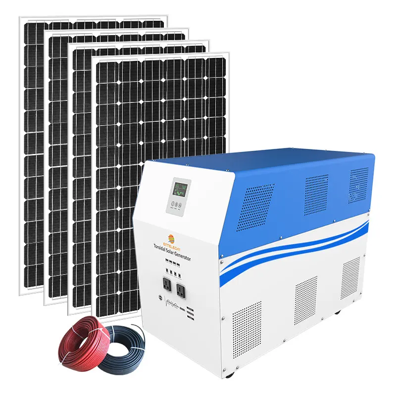 Entelechy 5kw solar home energy system set,complete solar 10kw panel kit system home,solar power hybrid generator with battery