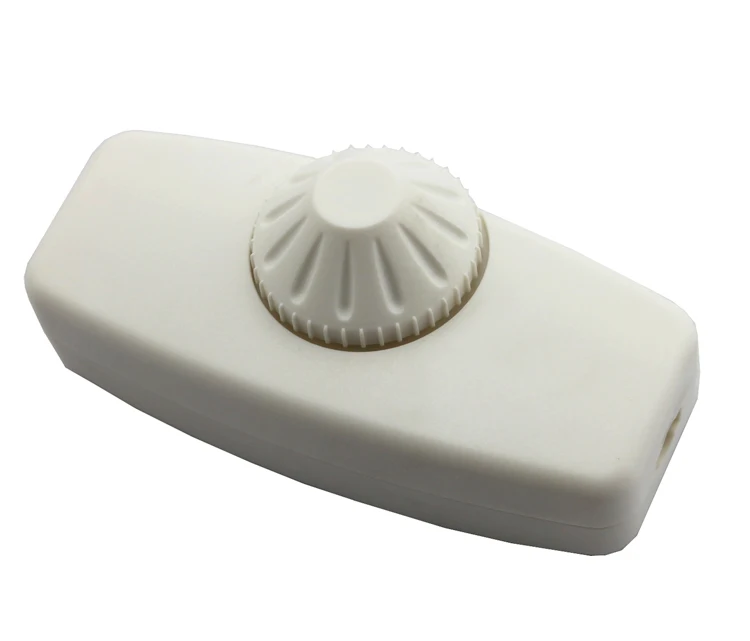 120V Dimmable Lamp Switch, Rotary Dimmer Switch for Dimmable LED Lighting, Halogen, Incandescent Bulbs, Light Strip