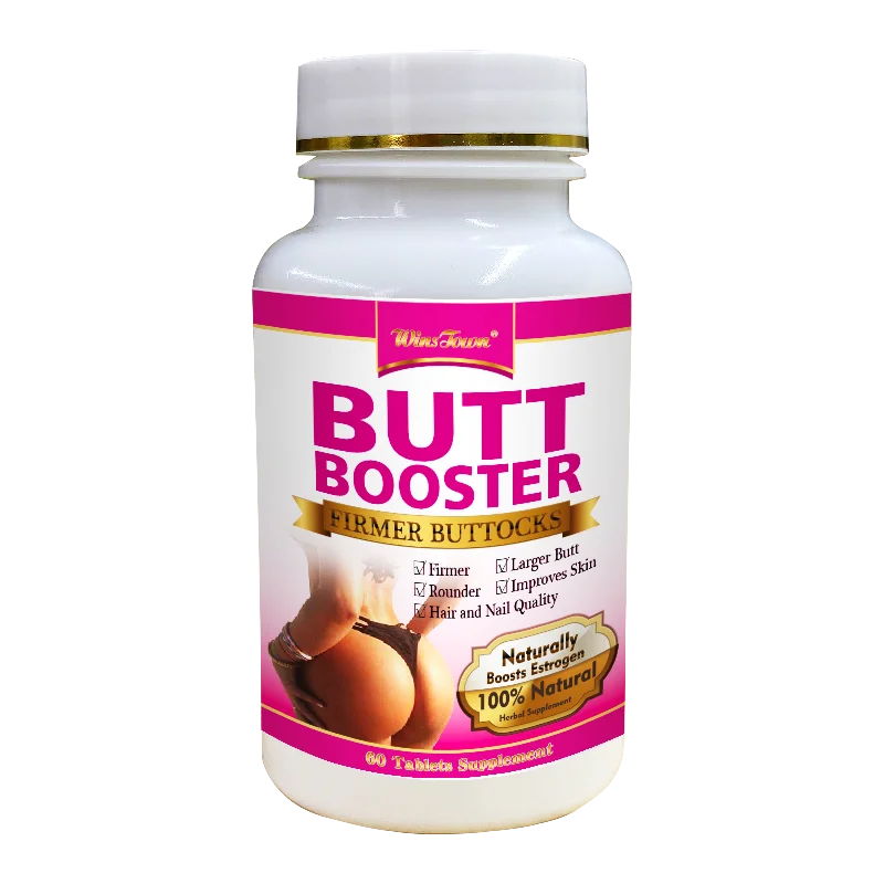BUTT Enlargement Pills BOOSTER FIRMER BUTTOCKS Firmer herbal Rounder Larger Butt Improves Skin Hair and Nail Quality 60 Tablets