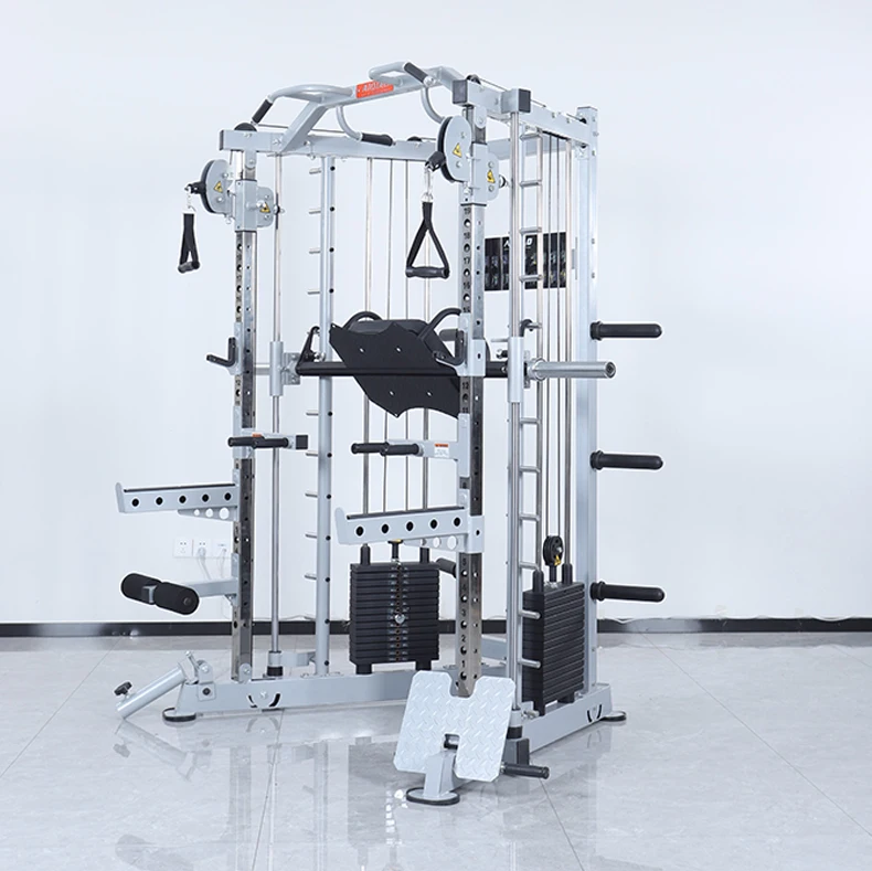 Gym Equipment All In One Comprehensive Squat Rack Trainer Smith Machine Integrated Multi Functional Trainer