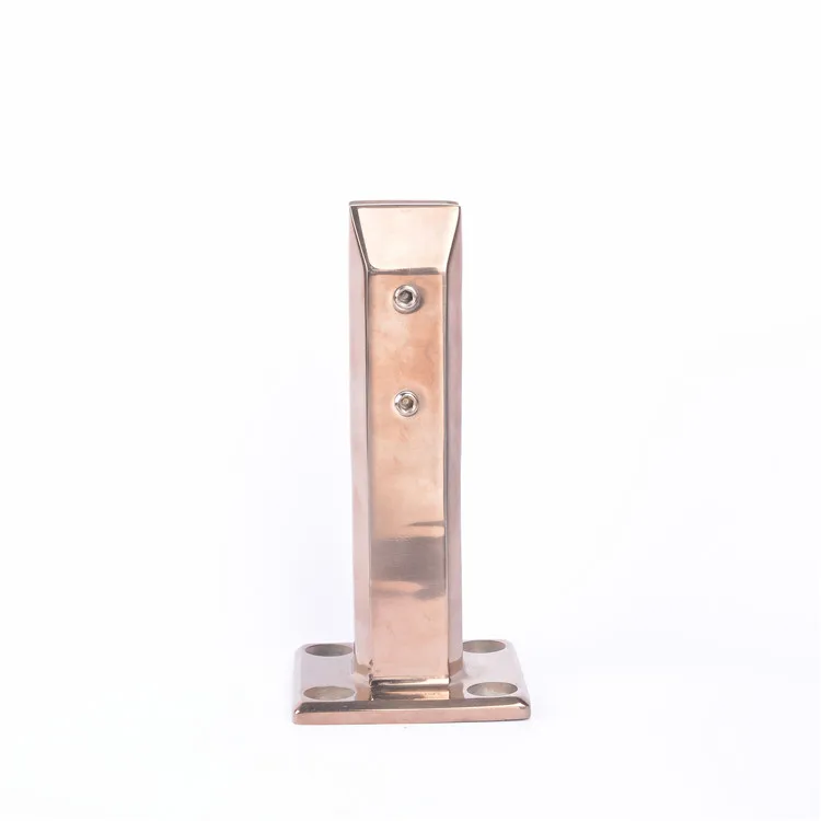 Custom 304 stainless steel stairs swimming pool clip home column base interior decoration handrail wholesale