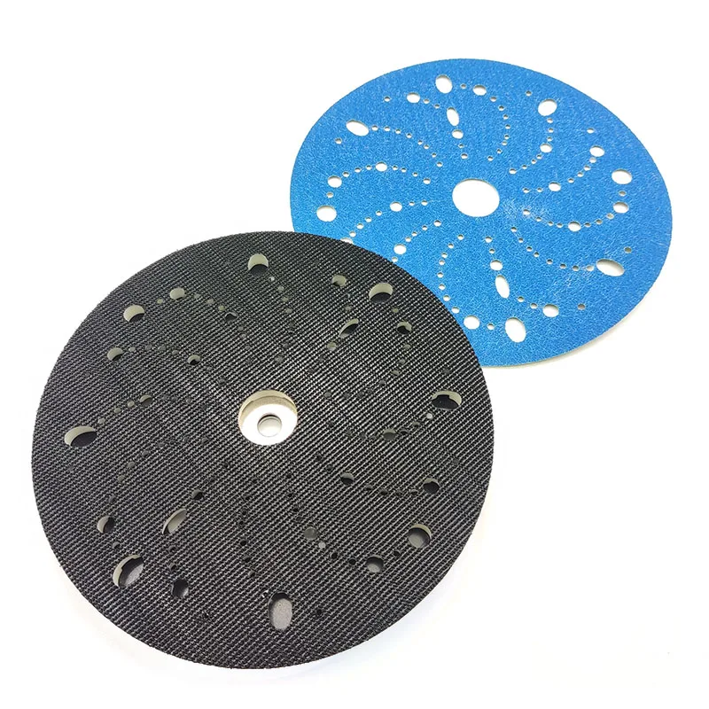 Durable 150 mm 6 inch backing pad abrasive disc for pneumatic grinding machines on sale for polishing