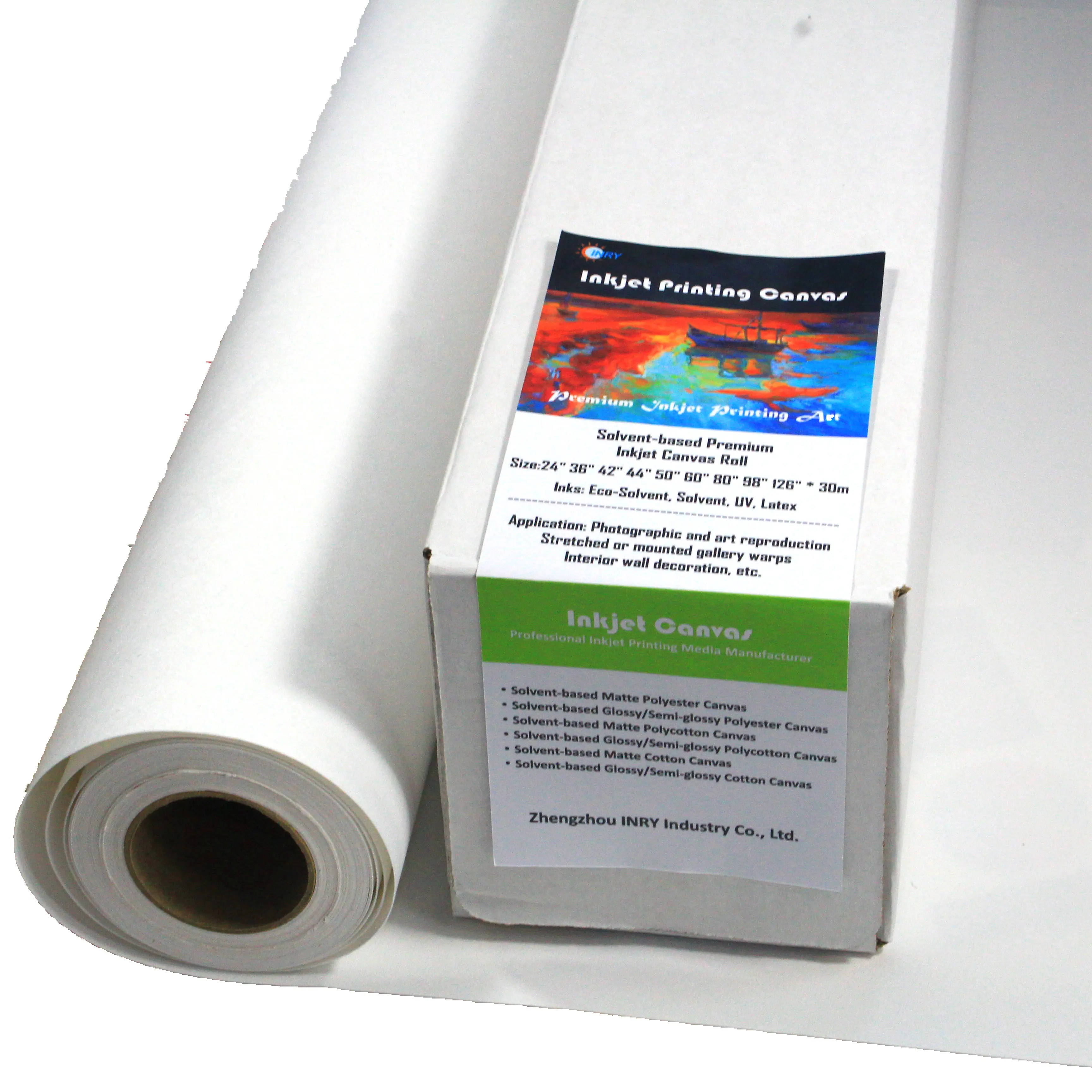 Полиэфирная хлопковая смесь цифровая печать холст рулон фото живопись бумага