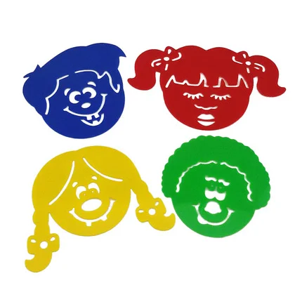 Cheap price pp drawing stencil customized design  plastic painting stencils for kind