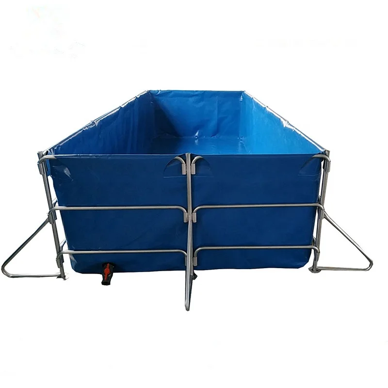 Резервуар Biofloc Mobile для рециркуляции аквакультуры, резервуар для креветок Biofloc для внутреннего и наружного фермы sharimp